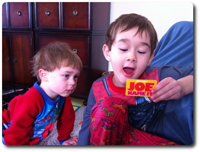 Joe Name It Game Review Father Geek