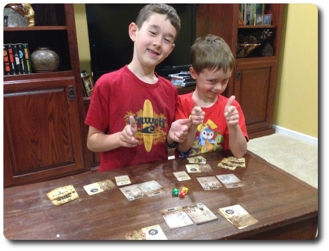 My two little "gunfighter" geeks tag-teamed me right from the start