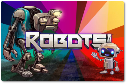 old robot pc action game